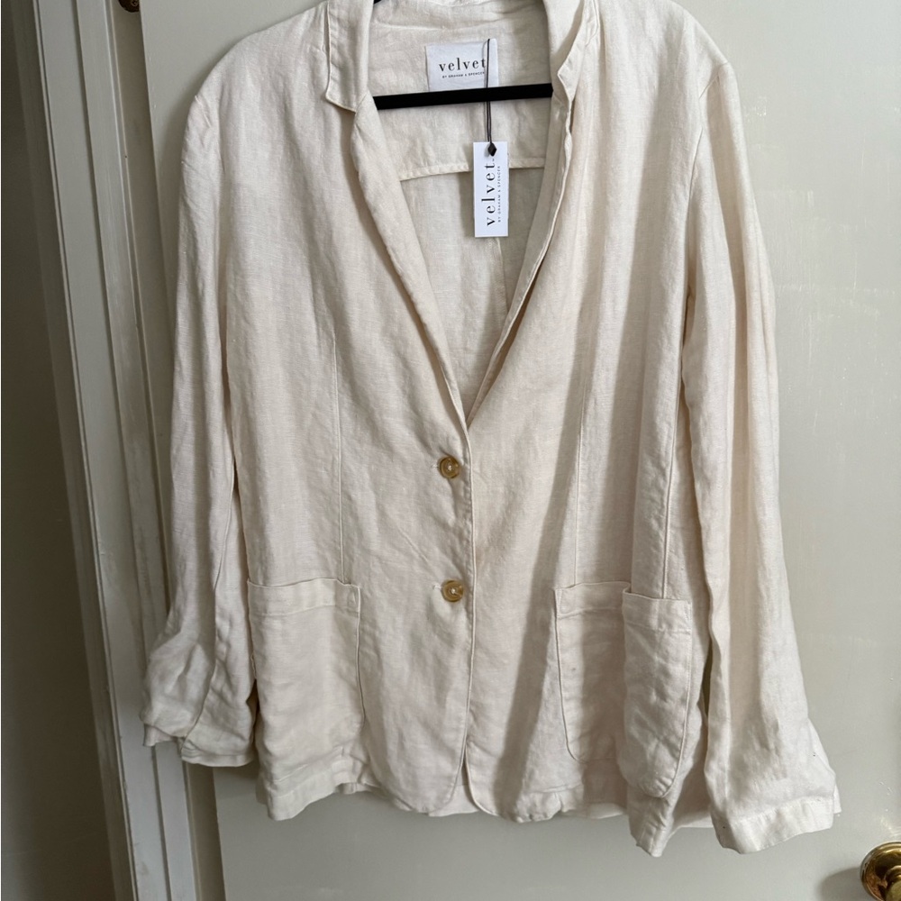 Velvet by Graham & Spencer Cream Jacket